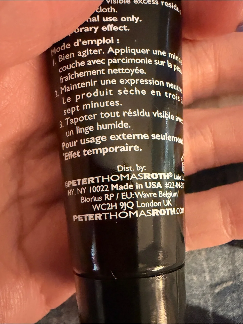 PETER THOMAS ROTH Peter Instant FIRMx Eye Temporary Eye Tightener NEW Mini .5 Oz